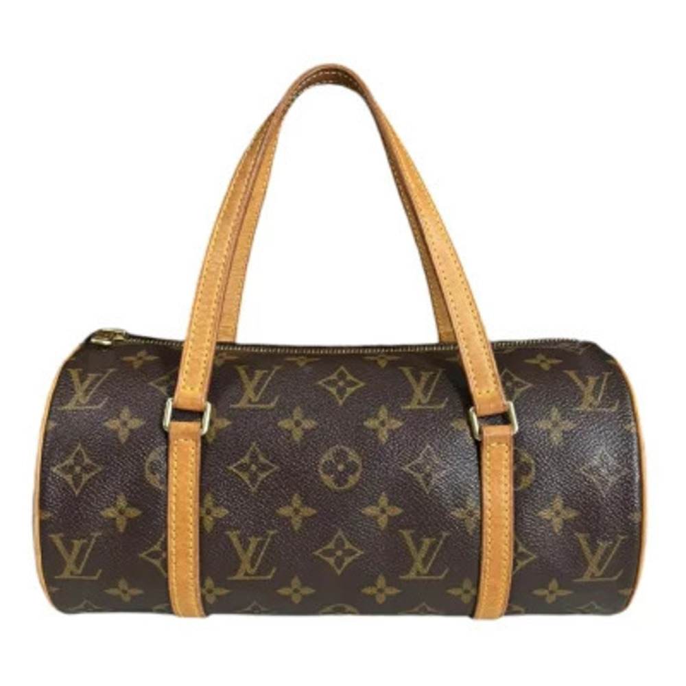 Louis Vuitton Papillon Monogram Handbag Canvas Brown